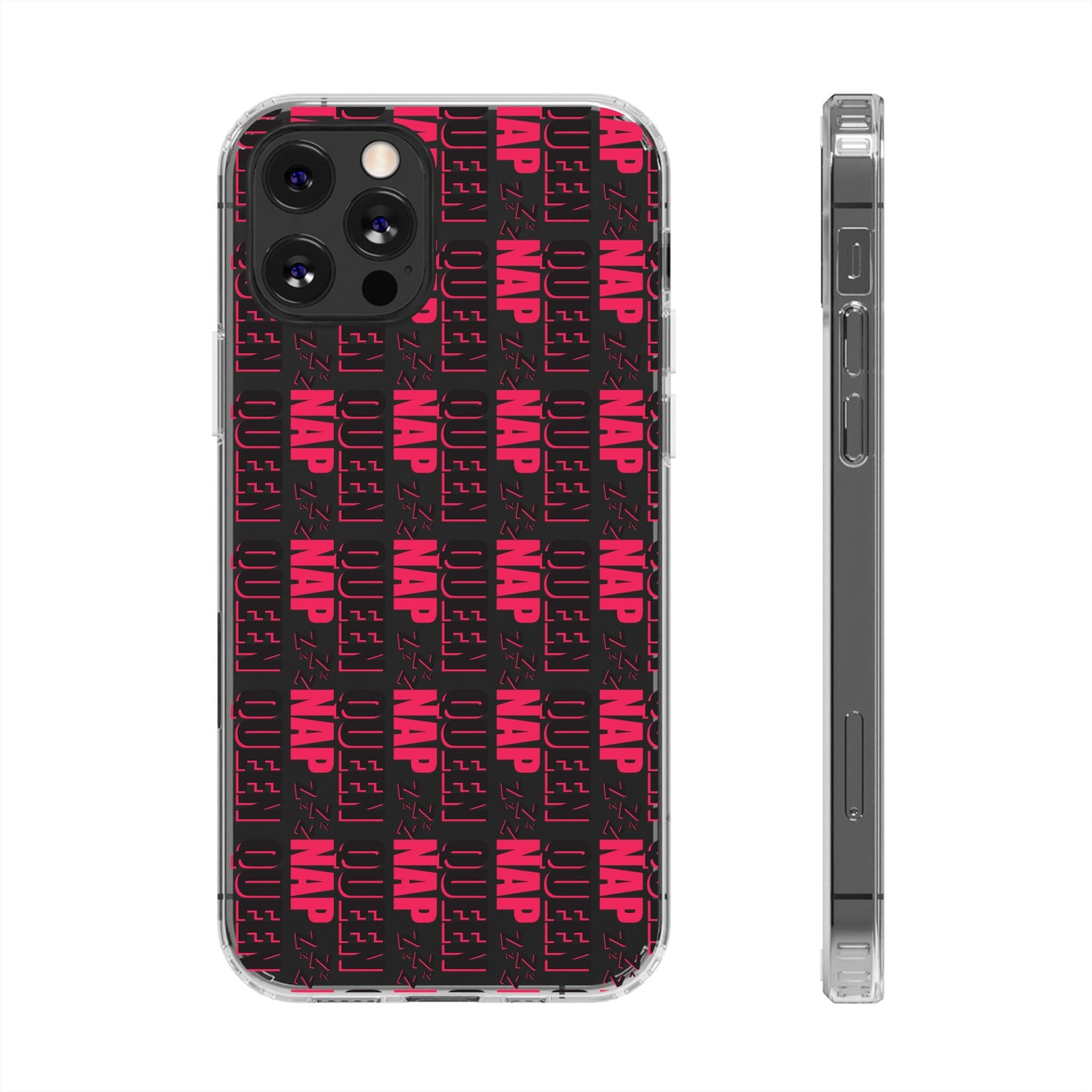 Clear Impact-Resistant Phone Case - Fun Nap Design, Phone Cover, Gift for Students, Trendy Accessories, Unique Birthday Gift, Holiday [...]