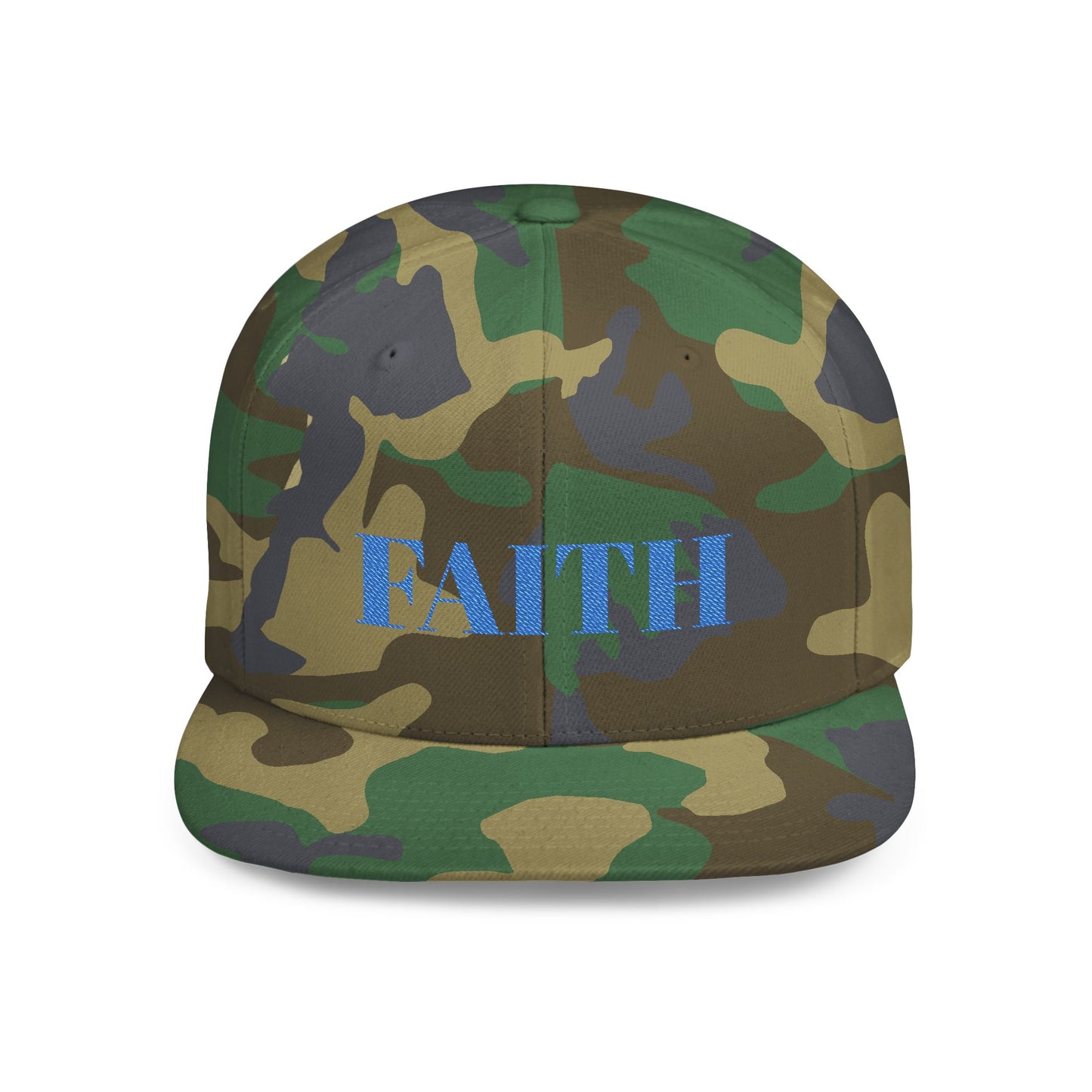 Faith Flat Bill Snapback Hat - Stylish Faith Cap, Streetwear Hat, Gift for Him/Her, Trendy Faith Merchandise, Casual Wear Accessory
