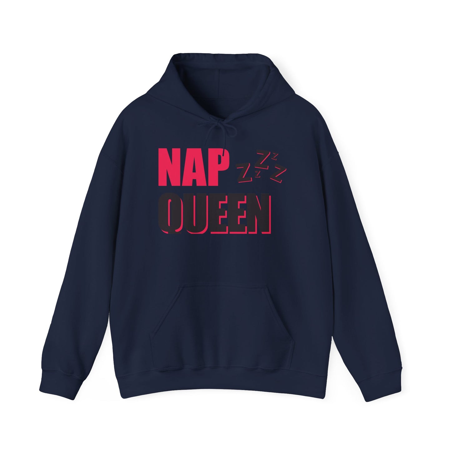 Nap Queen Hoodie, Comfy Sweatshirt for Nappers, Cozy Lounge Wear, Perfect Gift for Sleep Lovers, Fun Pajama Top