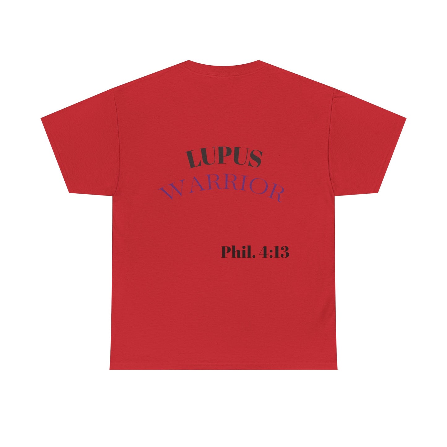 Purple Warrior Tee for Lupus Awareness, Unisex Cotton Shirt, Lupus Fighter Gift, Awareness Month Tee, Inspirational Shirt