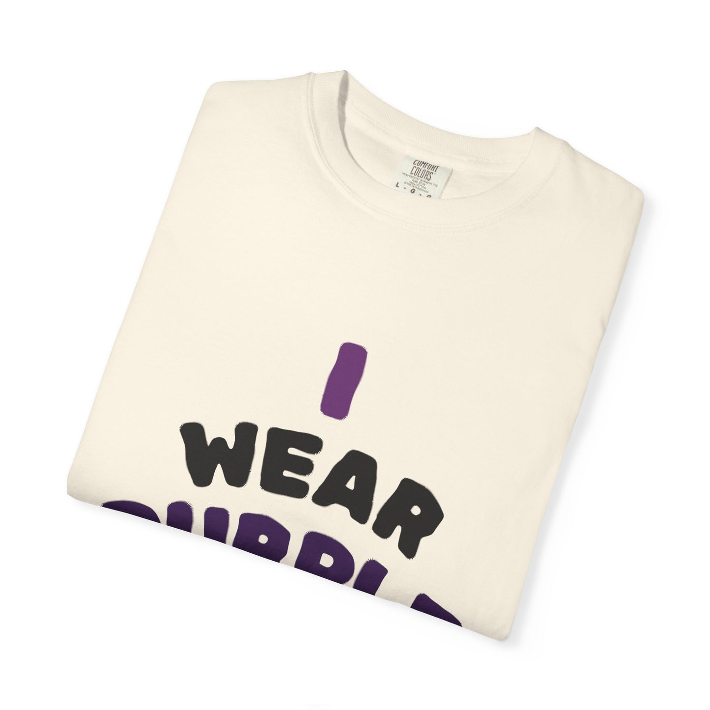 For Mom Purple T-Shirt for Awareness, Gift for Mom, Family Reunion, Cancer Support Apparel, Comfortable Casual Wear