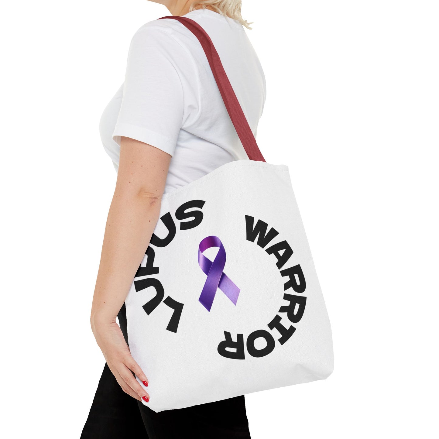 Empowering Lupus Warrior Tote Bag for Awareness, Durable Tote for Caregivers, Supportive Gift for Patients, Awareness Event Bag, [...]